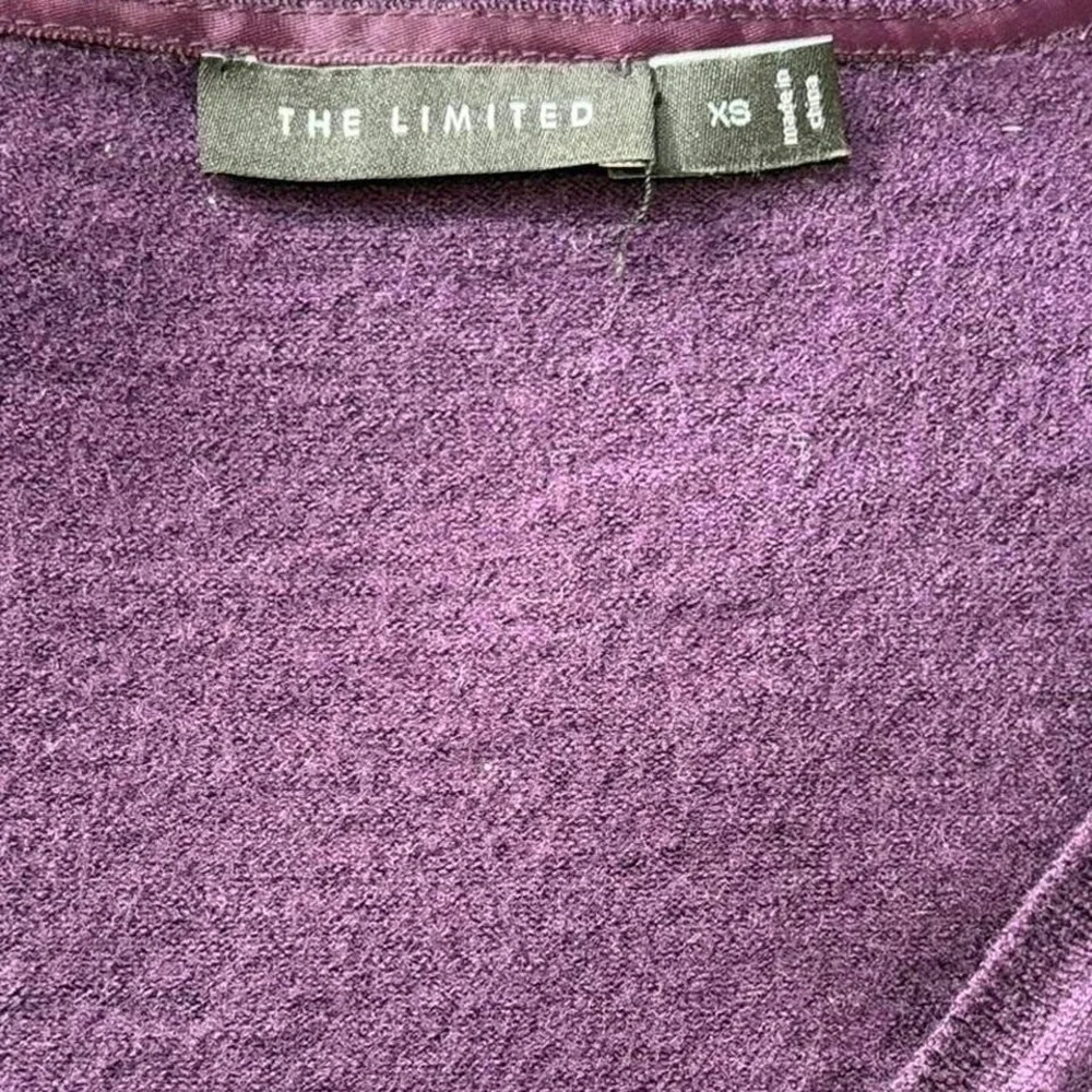 Vintage The Limited Purple‎ Merino Wool Sweater